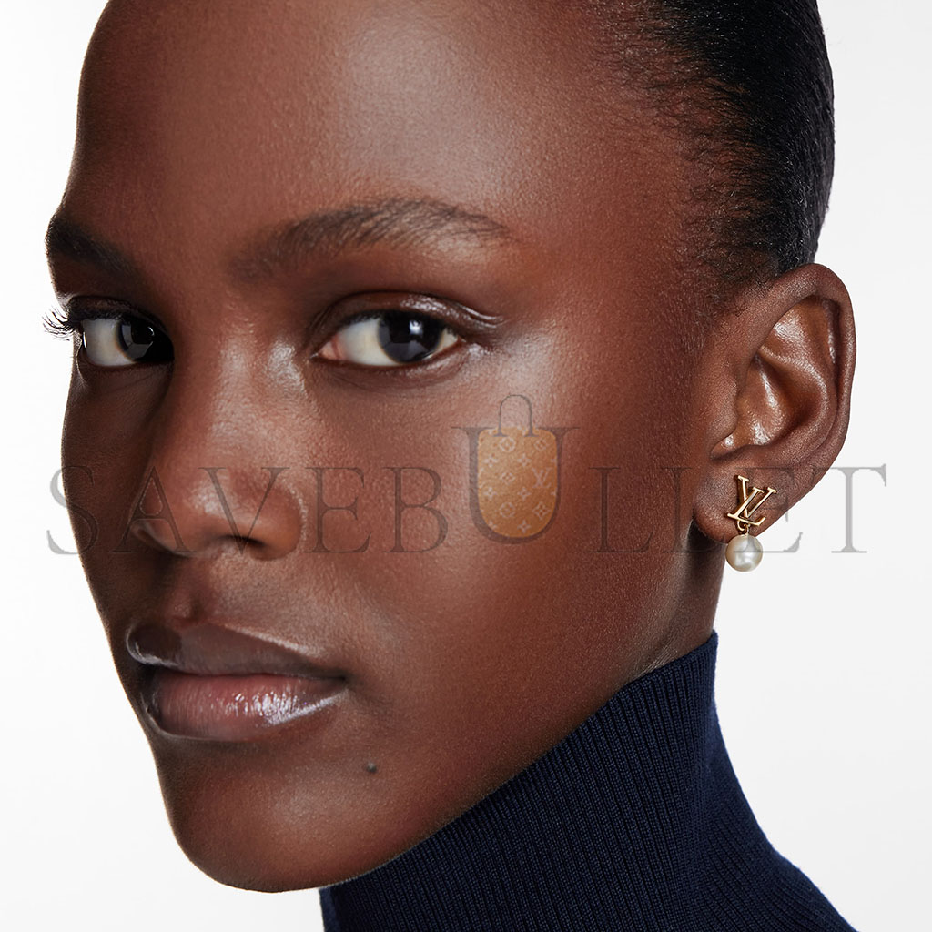 LOUIS VUITTON LV ICONIC LOUISA EARRINGS M01585